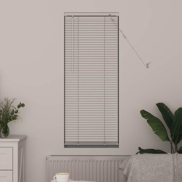 Venetianer Jalousie Verstellbar Weiß 150 x 40 cm PVC