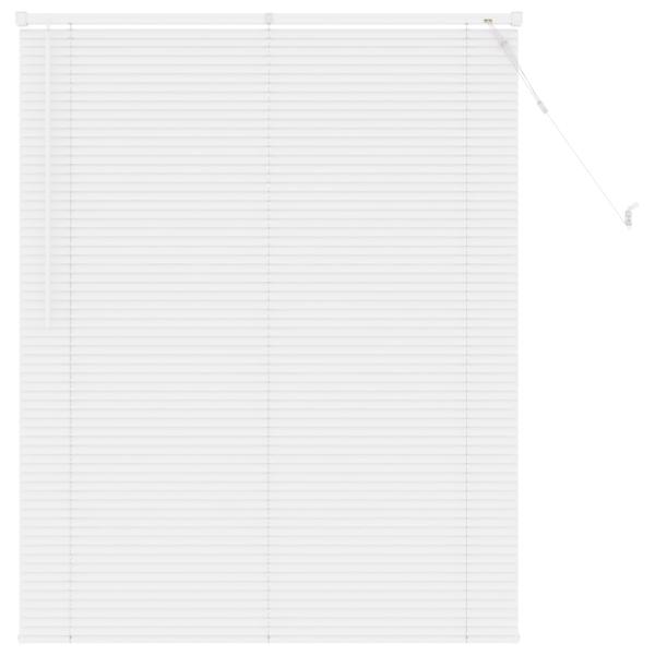Venetianer Jalousie Verstellbar Weiß 150 x 110 cm PVC