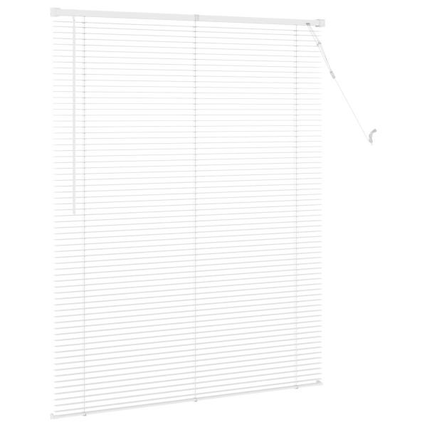 Venetianer Jalousie Verstellbar Weiß 150 x 110 cm PVC