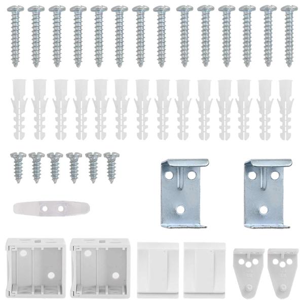 Venetianer Jalousie Verstellbar Weiß 150 x 130 cm PVC