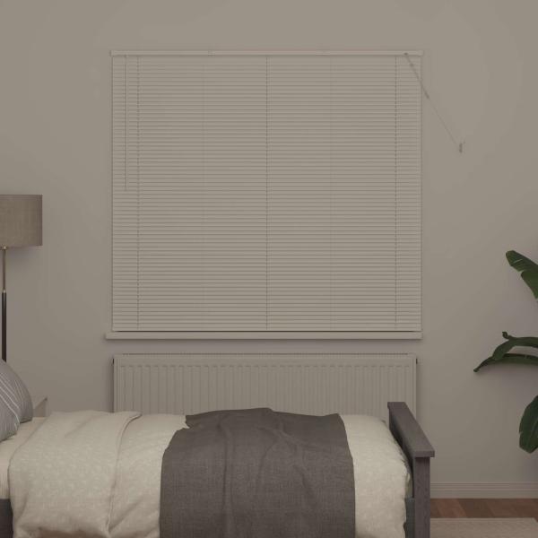 Venezianische Jalousie Weiß 150 x 130 cm 25 mm PVC