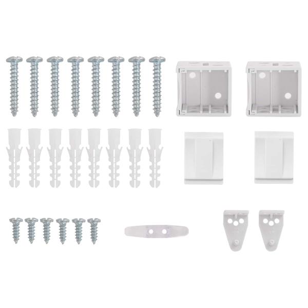 ARDEBO.de - Venetianer Jalousie Verstellbar Weiß 213 x 60 cm PVC