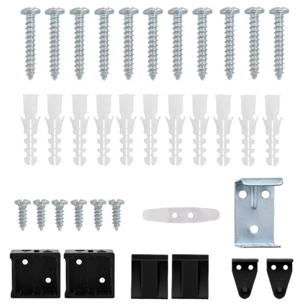 Venetianer Jalousie Verstellbar Schwarz 150 x 110 cm PVC