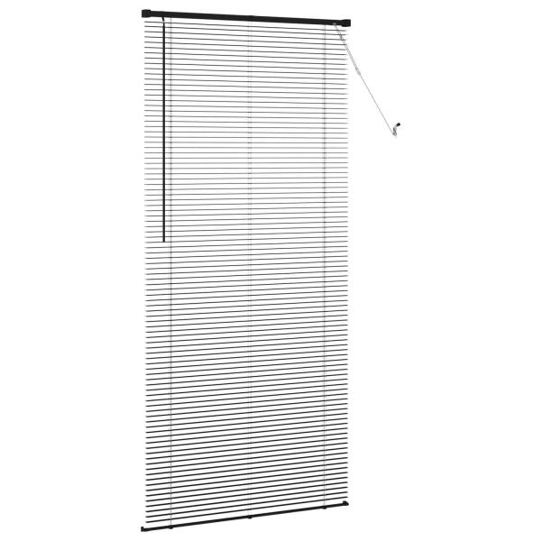 Venezianische Jalousie Schwarz 213 x 80 cm 25 mm PVC