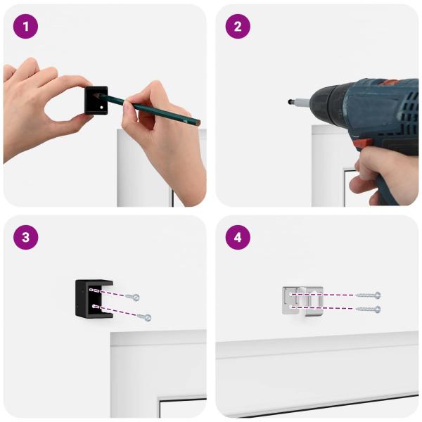 Venetianer Jalousie Verstellbar Schwarz 213 x 110 cm PVC