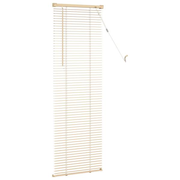 Venetianer Jalousie Hellbraun mit Muster 150 x 40 cm PVC