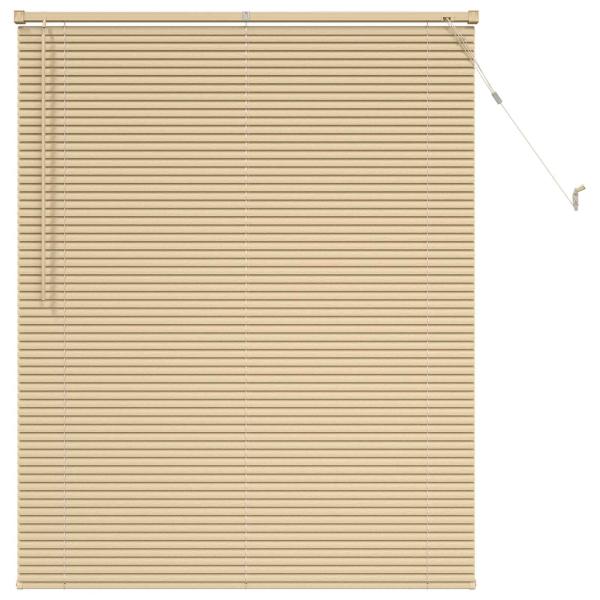 Venetianer Jalousie Hellbraun mit Muster 150 x 120 cm PVC