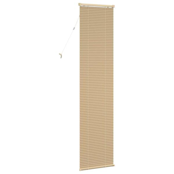 Venetianer Jalousie Hellbraun mit Muster 213 x 40 cm PVC