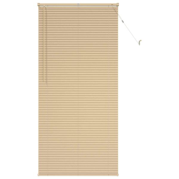 ARDEBO.de - Venetianer Jalousie Hellbraun mit Muster 213 x 70 cm PVC