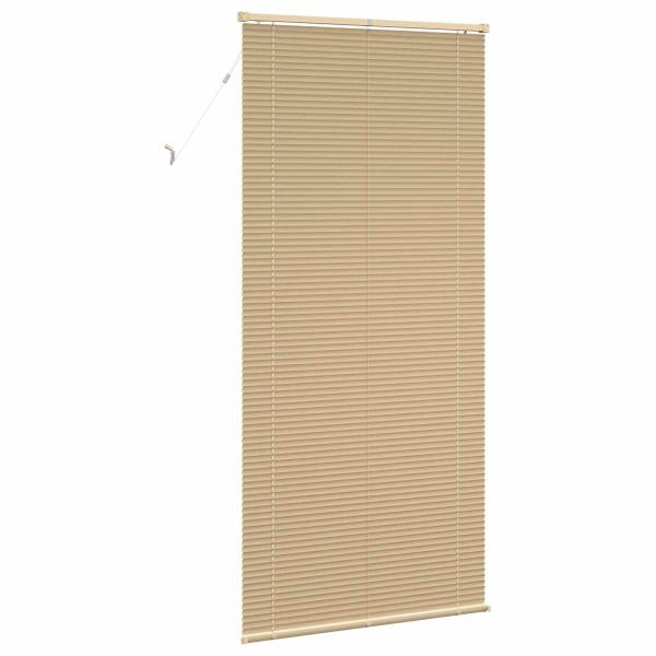 Venetianer Jalousie Hellbraun mit Muster 213 x 80 cm PVC