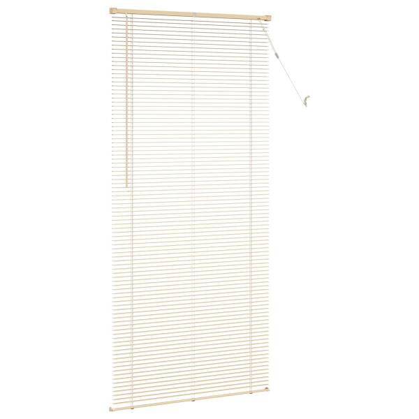 Venetianer Jalousie Hellbraun mit Muster 213 x 90 cm PVC
