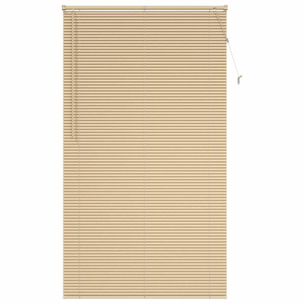 Venetianer Jalousie Hellbraun mit Muster 213 x 110 cm PVC