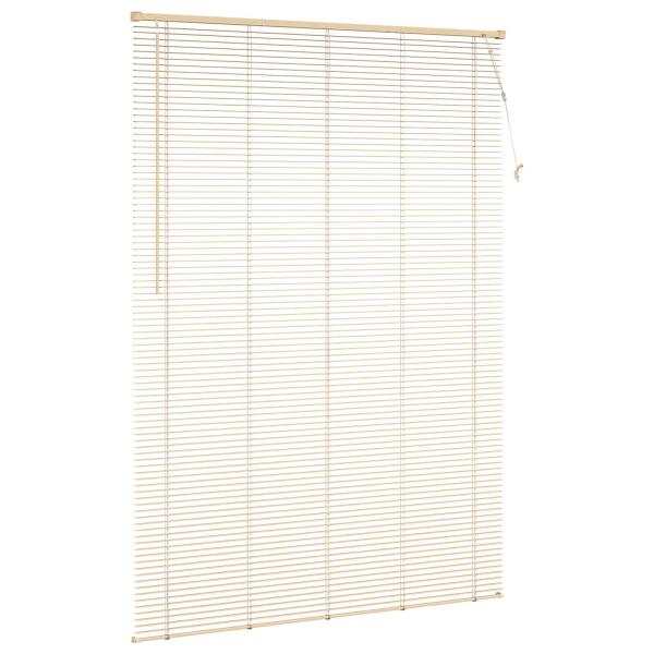 Venetianer Jalousie Hellbraun mit Muster 213 x 130 cm PVC