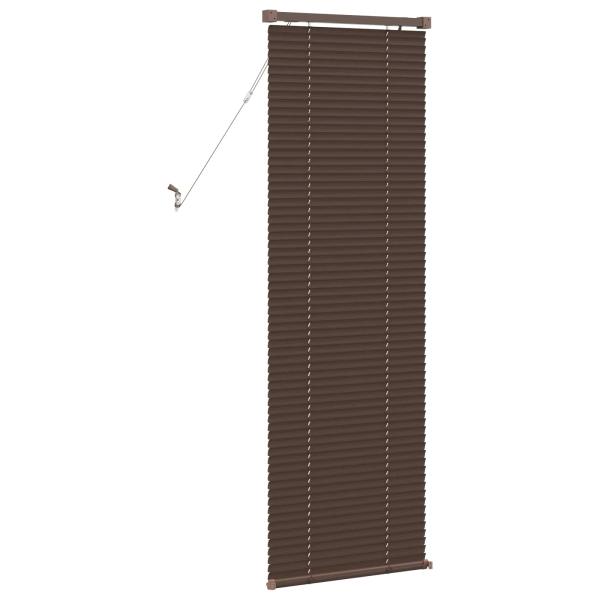 ARDEBO.de - Venetianer Jalousie Dunkelbraun mit Muster 150 x 40 cm PVC
