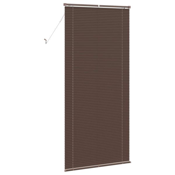 Venezianische Jalousie Dunkelbraun mit Muster 213 x 70 cm 25 mm