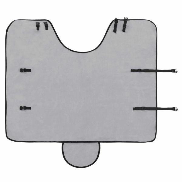 Pferdedecke Hellgrau und Rosa Polyester