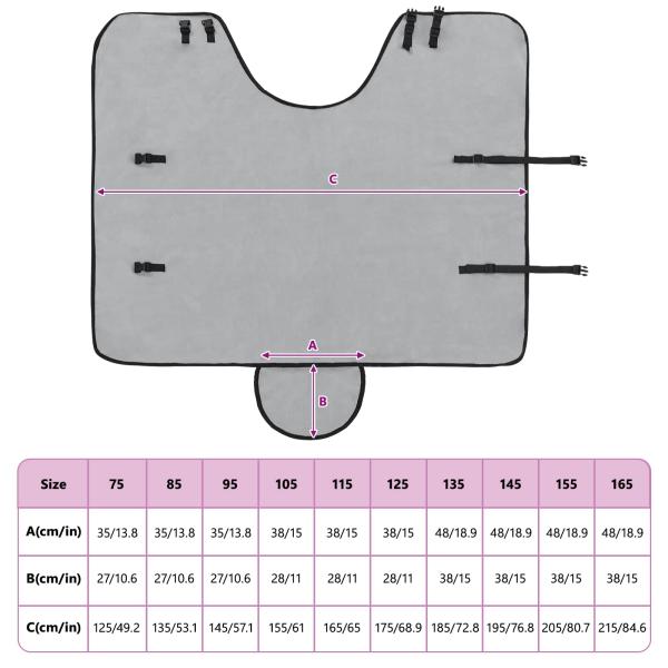 Pferdedecke Hellgrau und Rosa Polyester