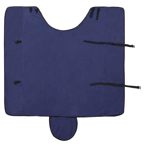 Pferdedecke Marineblau 125 cm Polyester