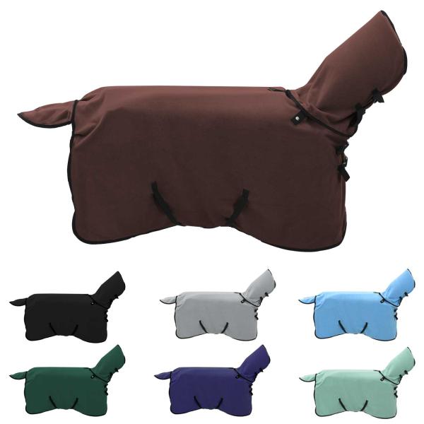 Pferdedecke Volles Dunkelbraun Polyester