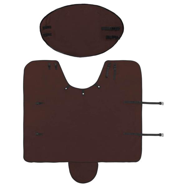Pferdedecke Volles Dunkelbraun Polyester