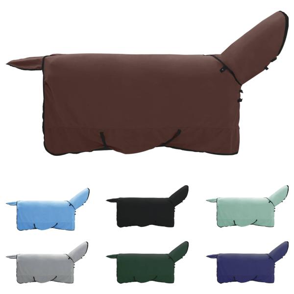ARDEBO.de - Pferdedecke Volles Dunkelbraun 145 cm Polyester