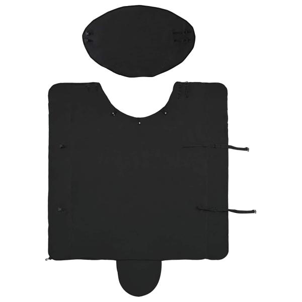 Pferdedecke Schwarz Polyester