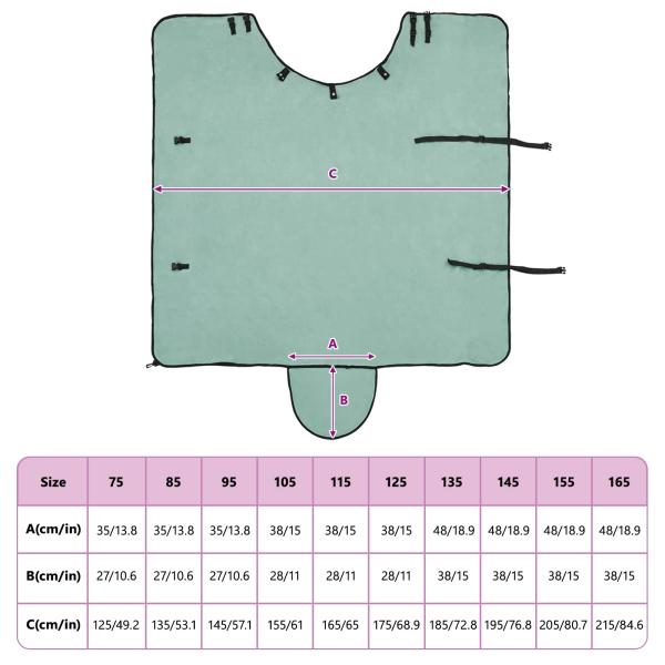 Pferdedecke Sondergrün Polyester