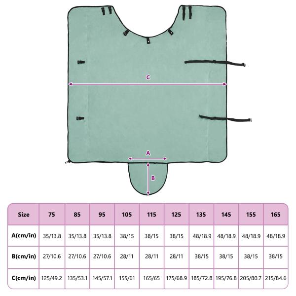 Pferdedecke Sondergrün Polyester