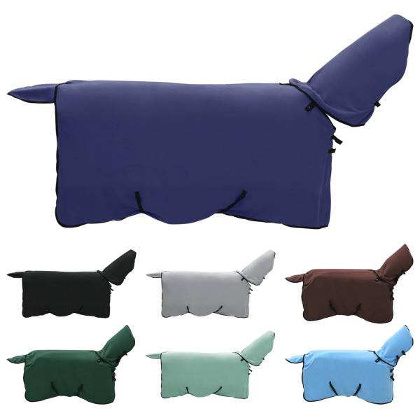 ARDEBO.de - Pferdedecke Marineblau Polyester