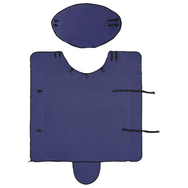Pferdedecke Marineblau Polyester