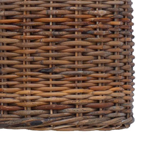 Blumentopf Körbchen mit Speicher 2 pcs Braun Lacak Rattan