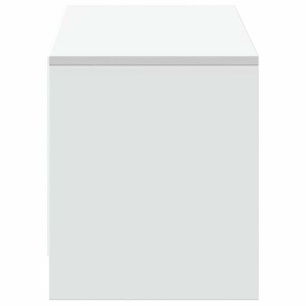 TV-Schränk mit LED Weiß 140 x 34 x 40 cm Holzwerkstoff