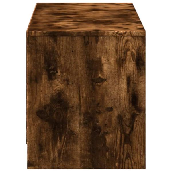 TV-Schränk Geräucherte Eiche 140 x 34 x 40 cm Holzwerkstoff