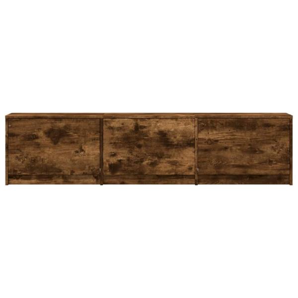 TV-Schränk Geräucherte Eiche 165 x 34 x 40 cm Holzwerkstoff