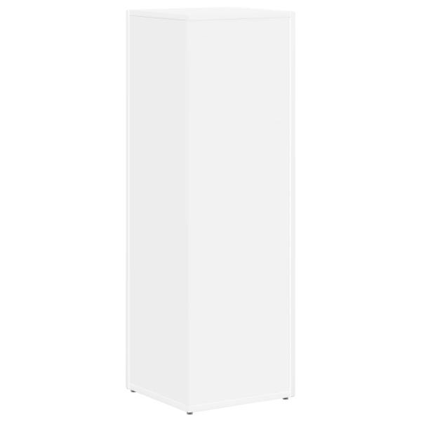 Seitenregal Weiß 33 x 32 x 100,5 cm Holzwerkstoff