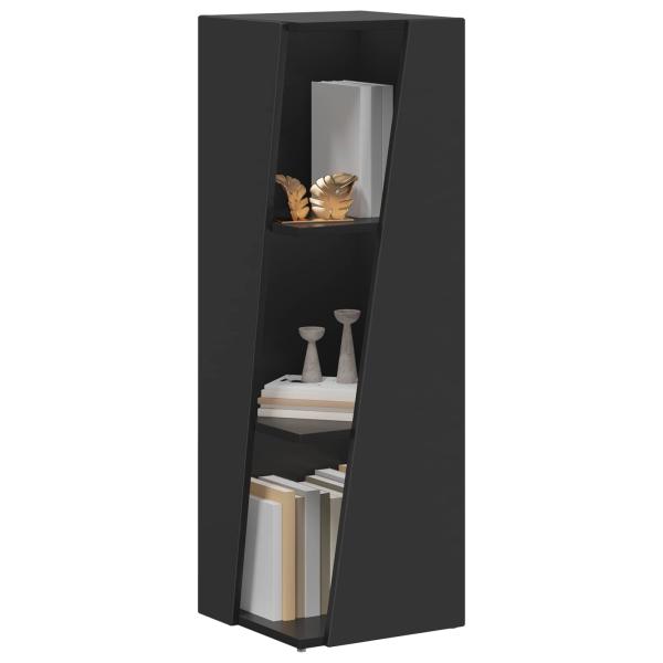 Seitenregal Schwarz 33 x 32 x 100,5 cm Holzwerkstoff