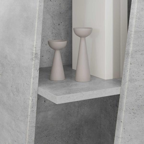 Seitenregal Beton Grau 33 x 32 x 100,5 cm Holzwerkstoff