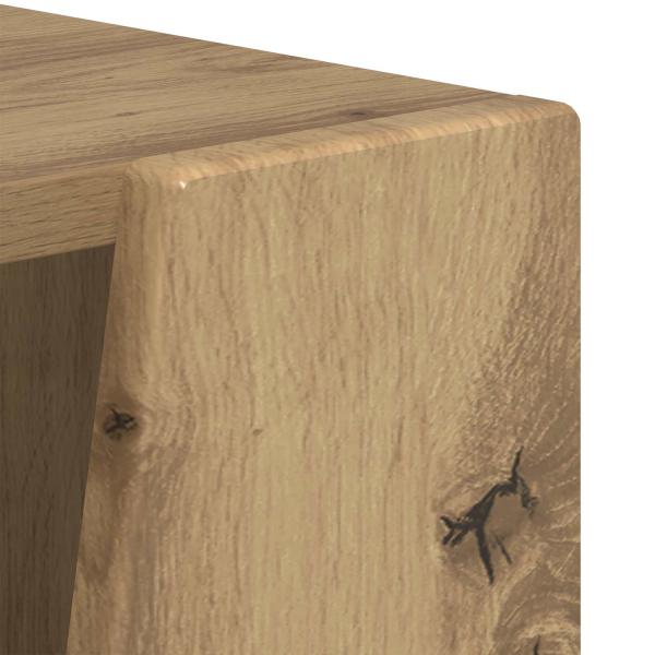 Seitenregal Artisan-Eiche 33 x 32 x 100,5 cm Holzwerkstoff