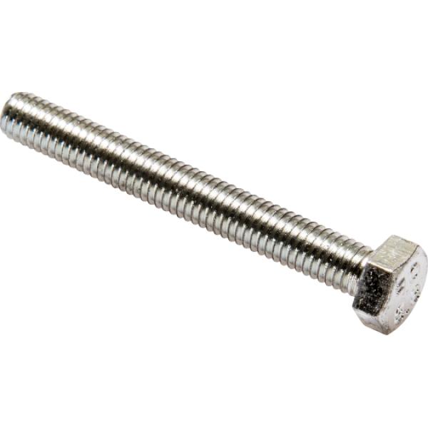 Reisser Schraubentechnik Maschinenschraube, M 8,0x40 mit Mutter, Stahl verzinkt (100 ST)