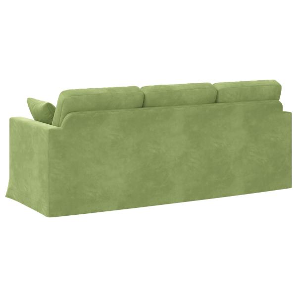 Sofa 180cm Hellgrün Metall