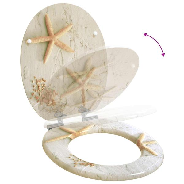 Toilettensitz 2 pcs Gelb und Weiß 44 x 38 cm MDF-Platte