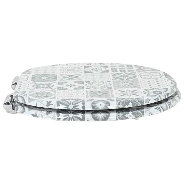 Toilettensitz 2 pcs Blau und Weiß Porzellan 44 x 38 cm