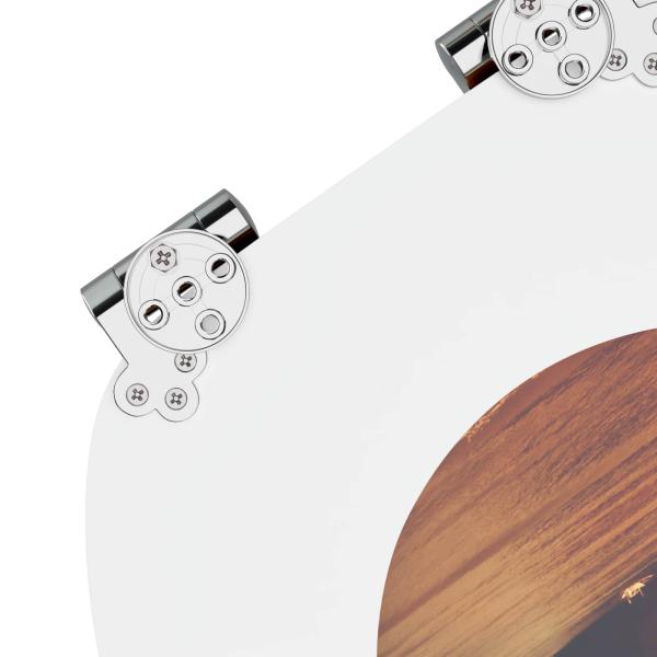 Toilettensitz 2 pcs Orange 44 x 38 cm MDF-Platte