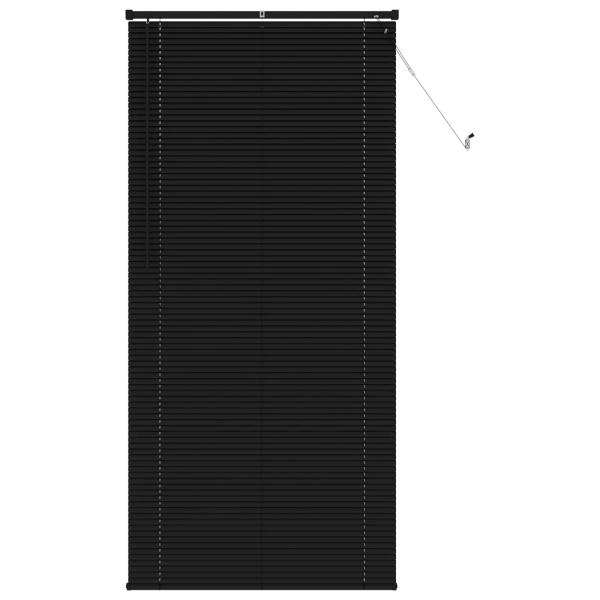 Venetianer Jalousie Verstellbar Schwarz 213 x 100 cm PVC