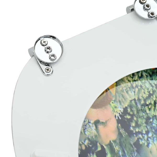 Toilettensitz Tiefes Meeresblau 44 x 38 cm MDF-Platte