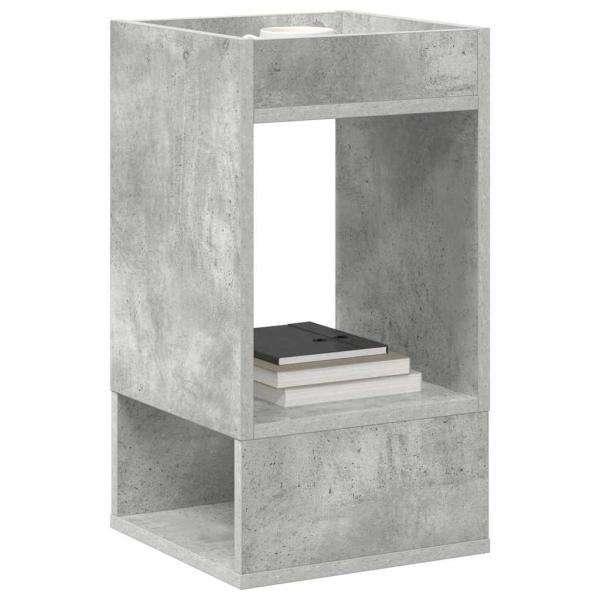 Beistelltisch Beton Grau 30 x 30 x 56 cm Holzwerkstoff