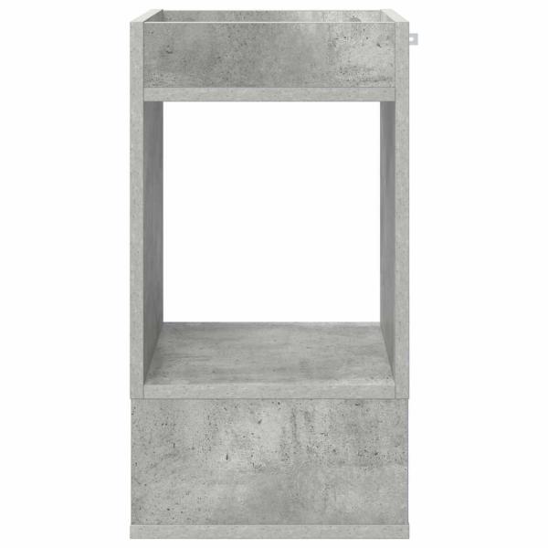 Beistelltisch Beton Grau 30 x 30 x 56 cm Holzwerkstoff