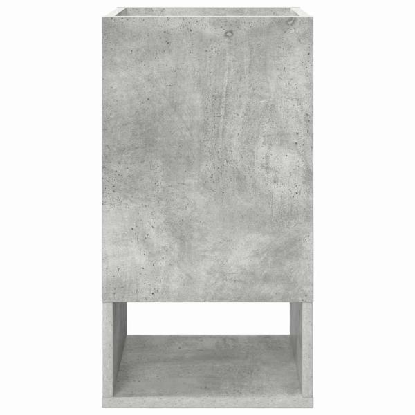 Beistelltisch 2 pcs Beton Grau 30 x 30 x 56 cm Holzwerkstoff