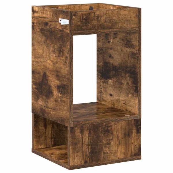 Beistelltisch 2 pcs Geräucherte Eiche 30 x 30 x 56 cm