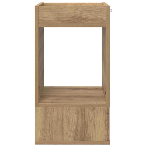 Beistelltisch Artisan-Eiche 30 x 30 x 56 cm Holzwerkstoff